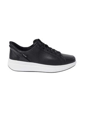 Kizik Sydney Women's Hands-Free Lightweight Leather Sneaker - Black